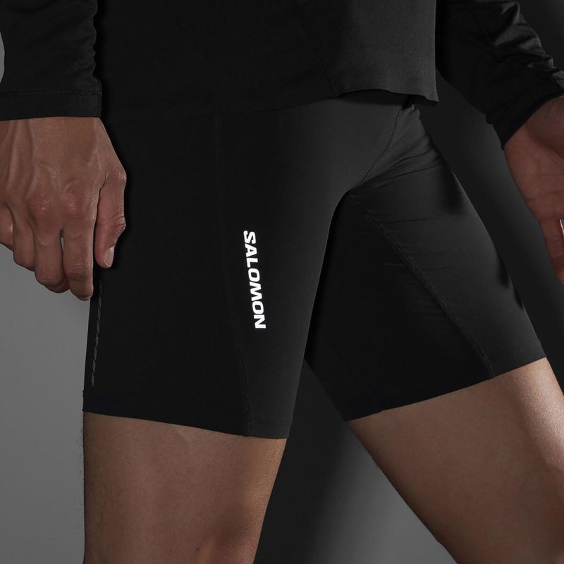 Pánske bežecké šortky Salomon Sense Aero Tights deep black 5