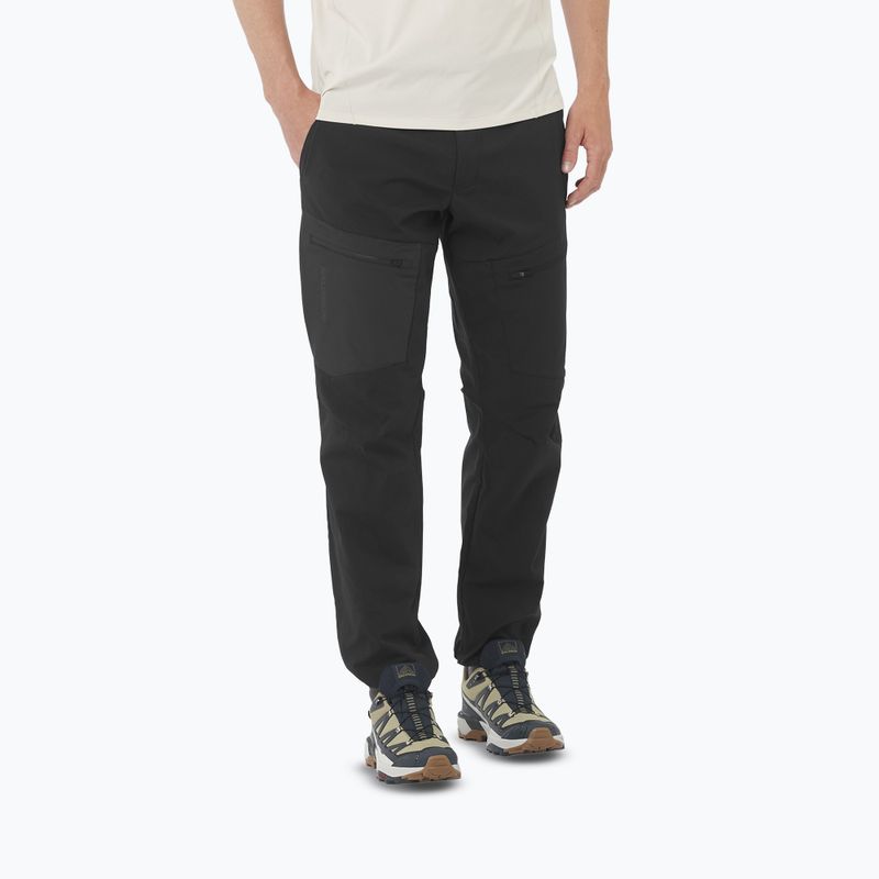 Pánske trekingové nohavice Salomon Outerpath Utility deep black