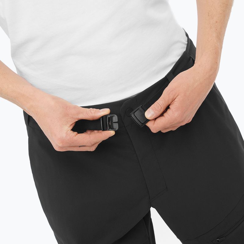 Pánske trekingové nohavice Salomon Outerpath Utility deep black 3
