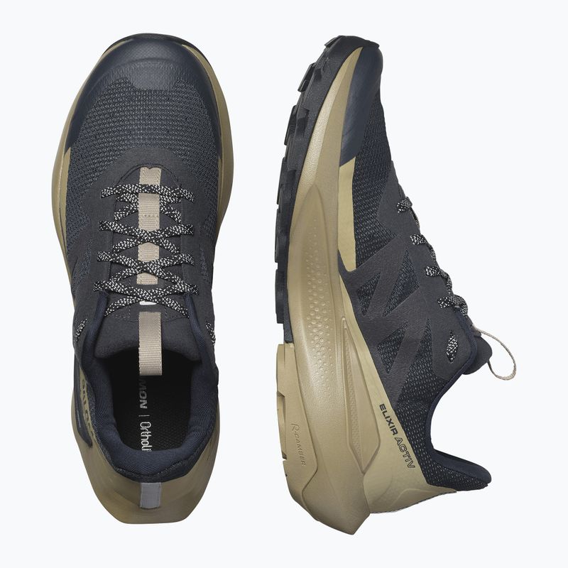 Pánske turistické topánky Salomon Elixir Activ carbon/slate green/glacier 5