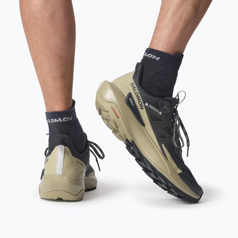 Pánske turistické topánky Salomon Elixir Activ carbon/slate green/glacier 8