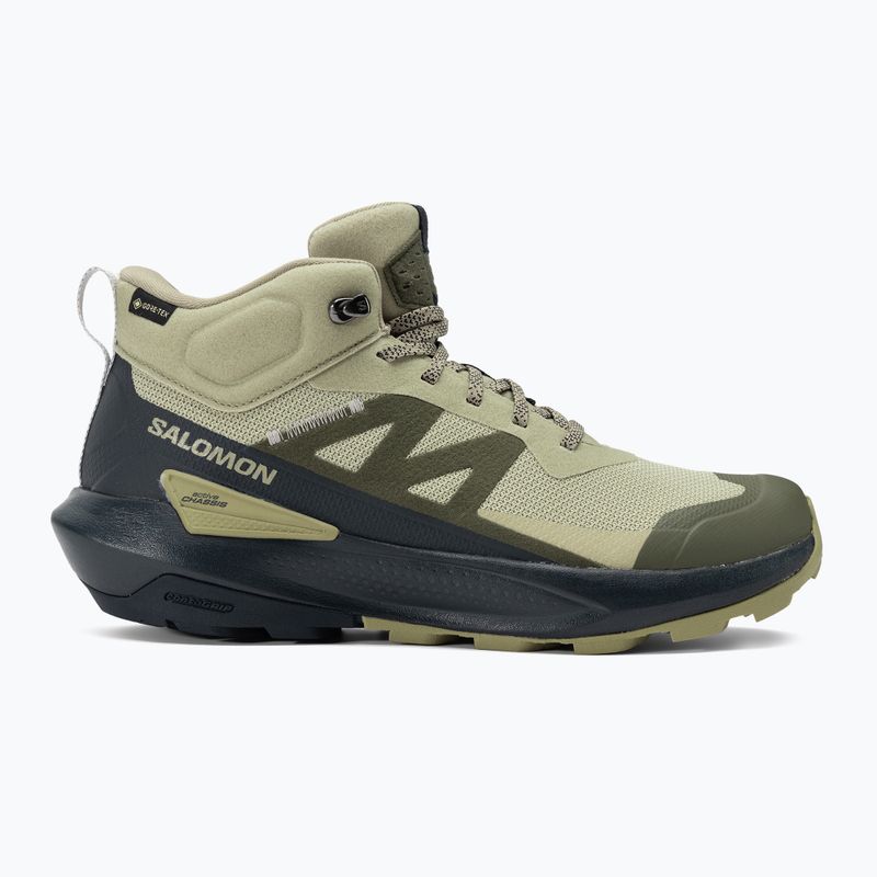 Salomon Elixir Activ MID GTX slate green/carbon glacier pánske turistické topánky 2