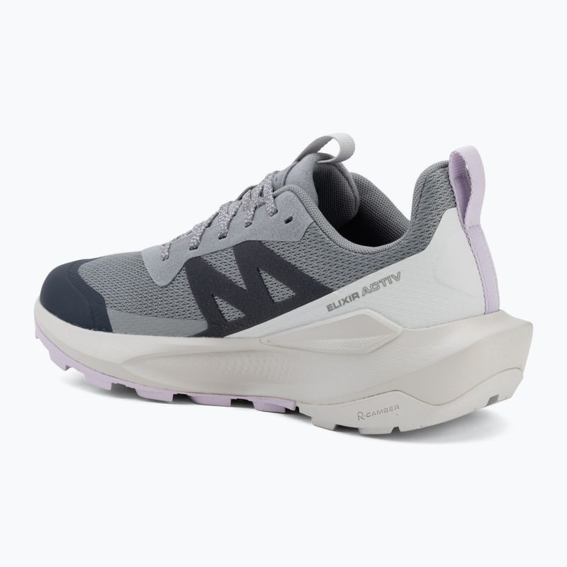 Dámske turistické topánky Salomon Elixir Activ GTX shskin/glacier gray/opetal 3