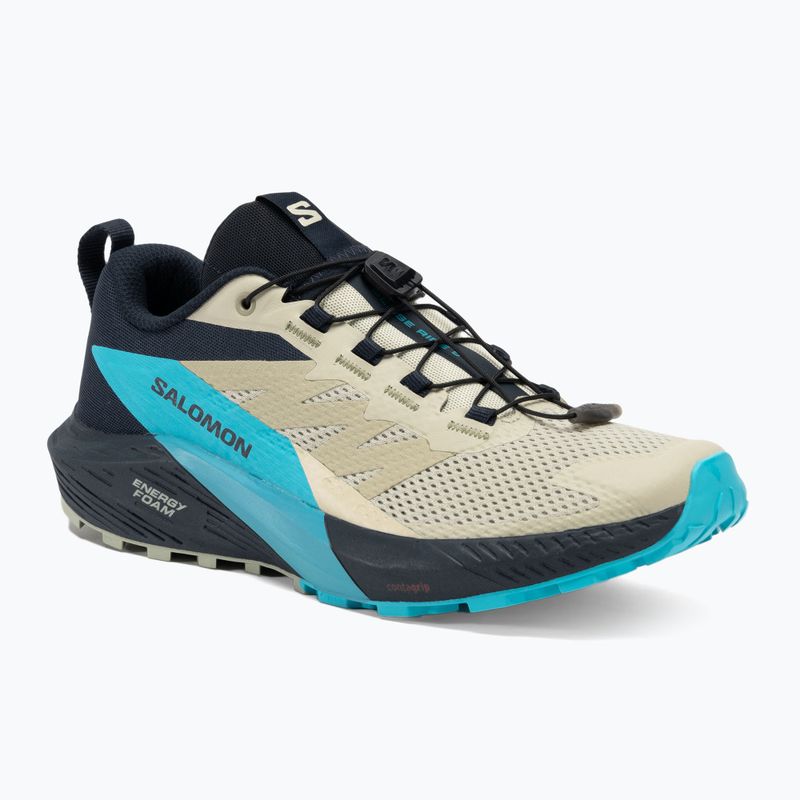 Pánska bežecká obuv Salomon Sense Ride 5 alfalfa/carbon/peacock blue