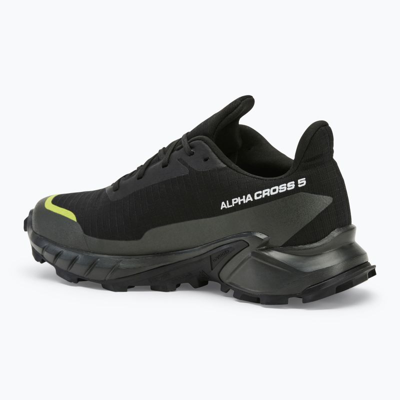 Pánska bežecká obuv Salomon Alphacross 5 GTX black/peat/sulphur spring 3