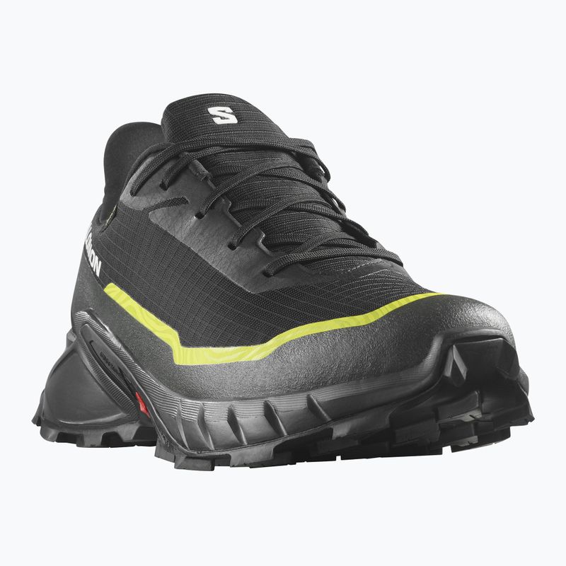 Pánska bežecká obuv Salomon Alphacross 5 GTX black/peat/sulphur spring 8