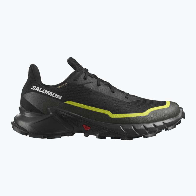 Pánska bežecká obuv Salomon Alphacross 5 GTX black/peat/sulphur spring 9