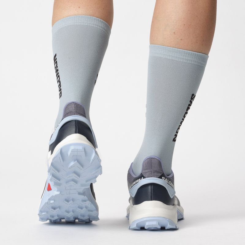 Dámska bežecká obuv Salomon Supercross 4 grisaille/white/cashmere blue 15