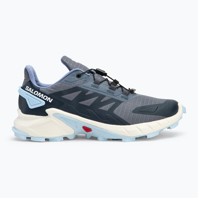 Dámska bežecká obuv Salomon Supercross 4 grisaille/white/cashmere blue 2