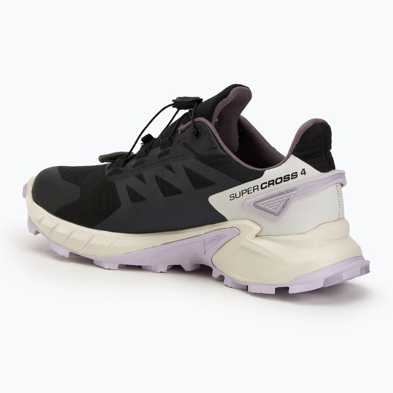 Dámske bežecké topánky Salomon Supercross 4 GTX black/vanilla ice/orchid petal 3