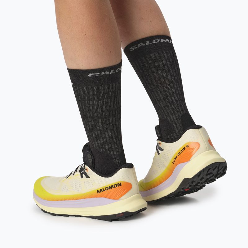 Dámska bežecká obuv Salomon Ultra Glide 2 vanilla ice/sulphur spring/orchid peta 12