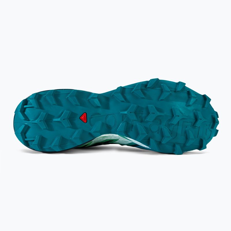 Pánska bežecká obuv Salomon Speedcross 6 carbon/tahitian tide/white 5