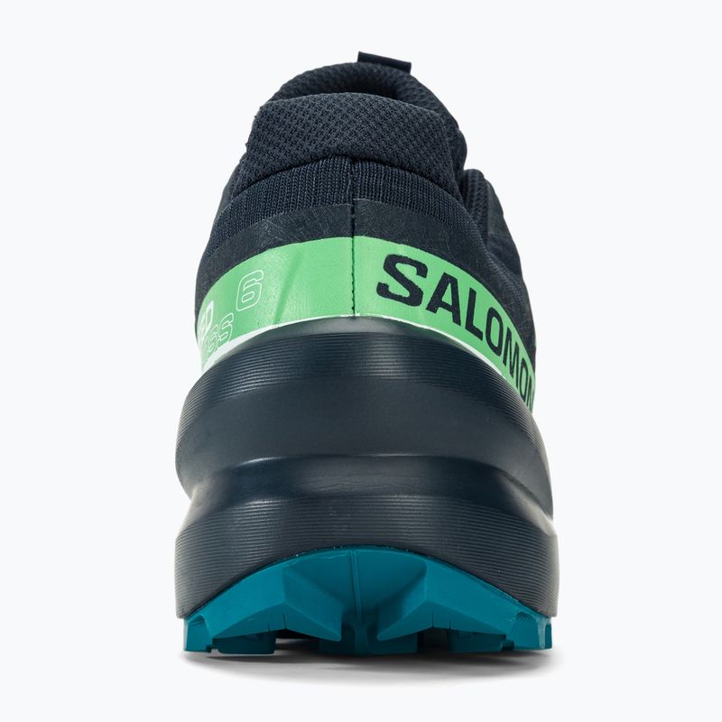 Pánska bežecká obuv Salomon Speedcross 6 carbon/tahitian tide/white 7