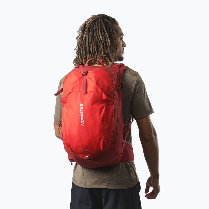 Salomon Trailblazer 30 l turistický batoh dahlia/high risk red 3