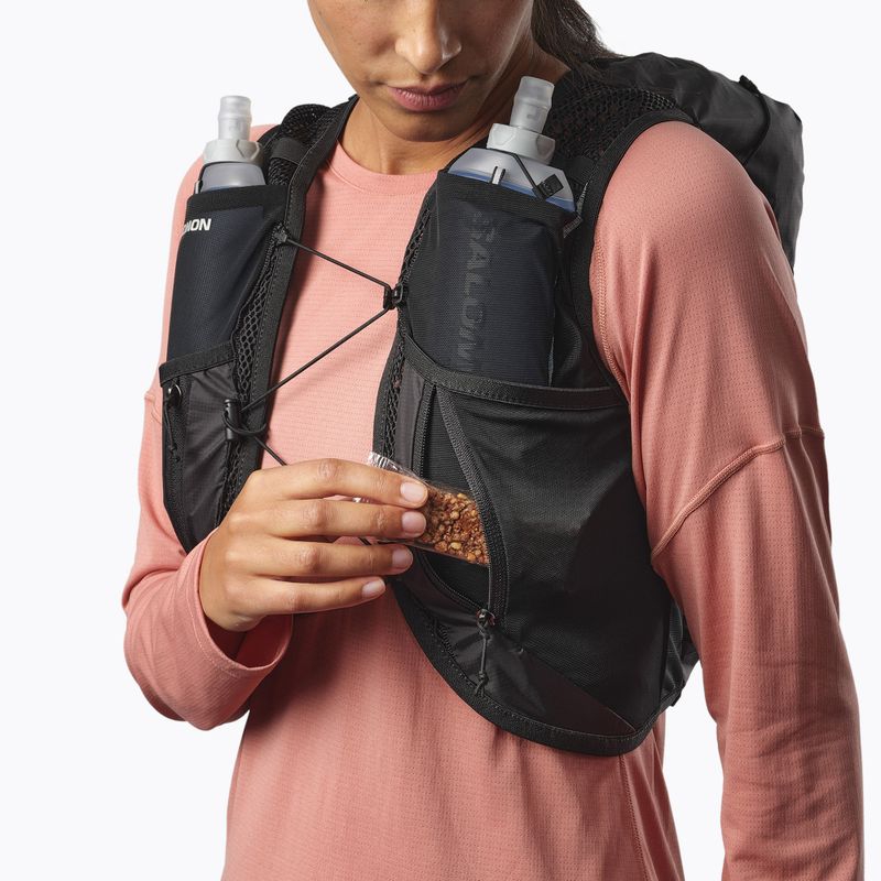Dámska bežecká vesta Salomon Active Skin 12 Set black/metal 7