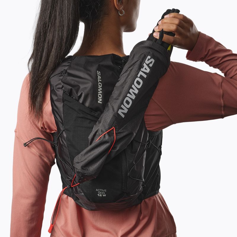 Dámska bežecká vesta Salomon Active Skin 12 Set black/metal 9