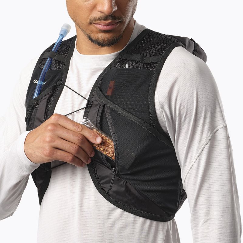 Bežecká vesta Salomon Active Skin 12 Reservoir black 7