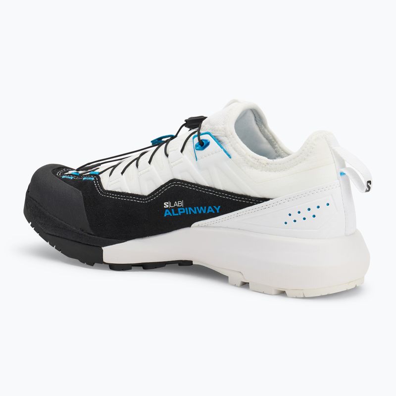 Turistické topánky Salomon S/LAB Alpinway white/black/transcend blue 3