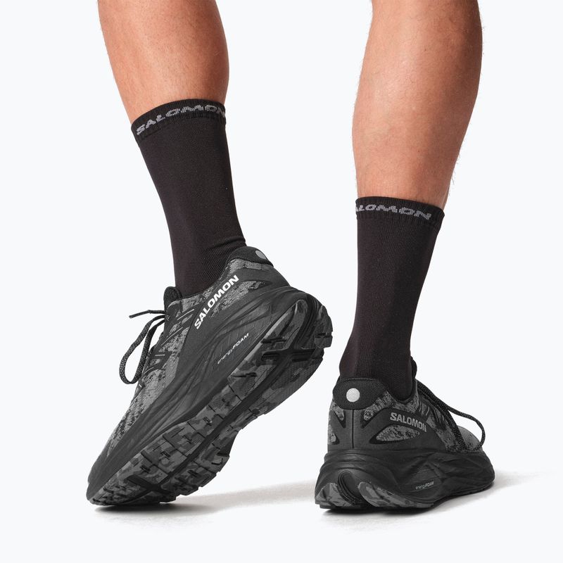 Pánska bežecká obuv Salomon Aero Glide 2 black/phantom/ghost grey 15
