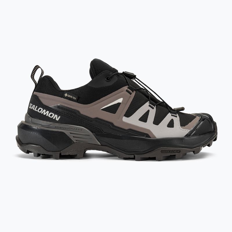 Dámske turistické topánky Salomon X Ultra 360 GTX black/plum kitten/shale 2