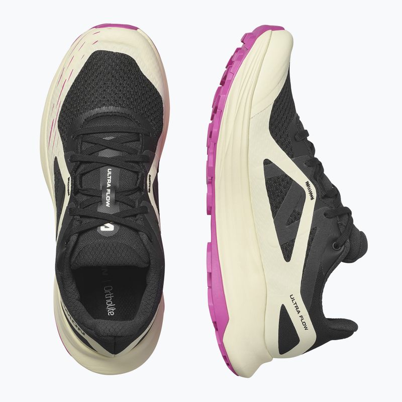Dámska bežecká obuv Salomon Ultra Flow black/transparent yellow/rose violet 13