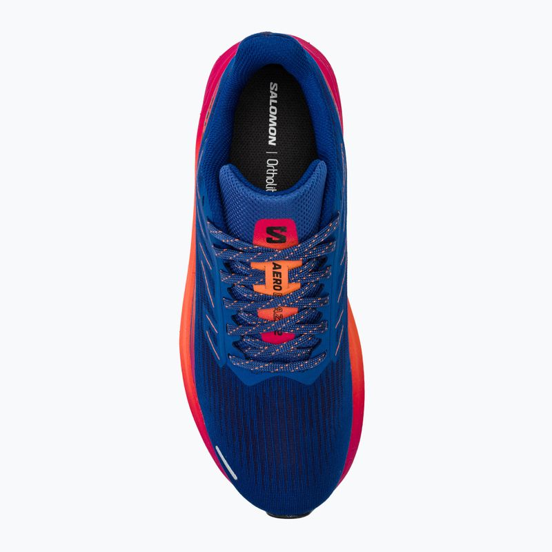 Pánska bežecká obuv Salomon Aero Blaze 2 dragon fire/vivacious/surf the web 7