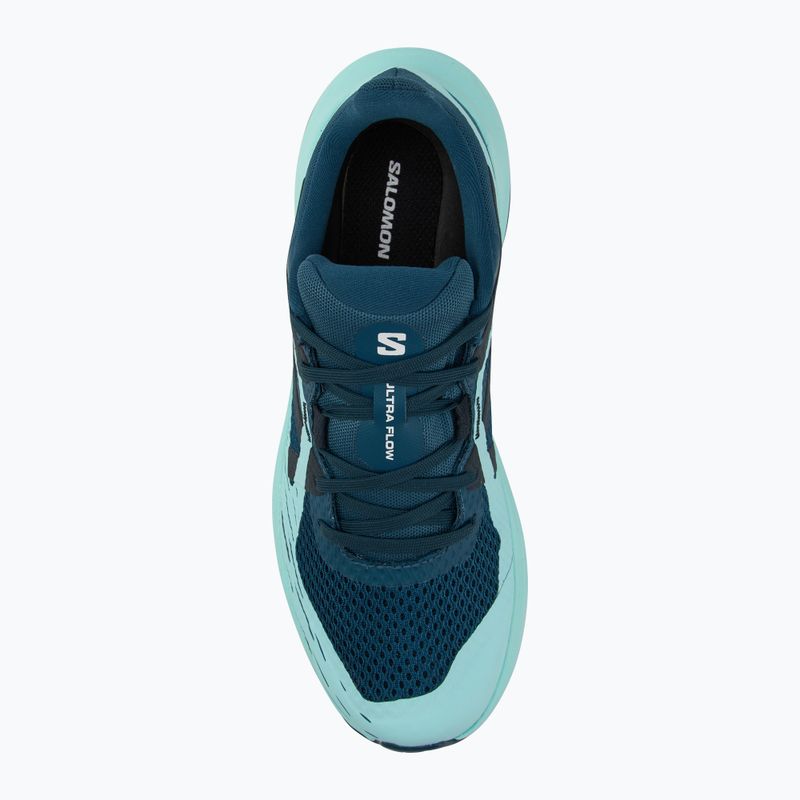 Dámske bežecké topánky Salomon Ultra Flow GTX deep dive/tanager turquoise/carbon 5
