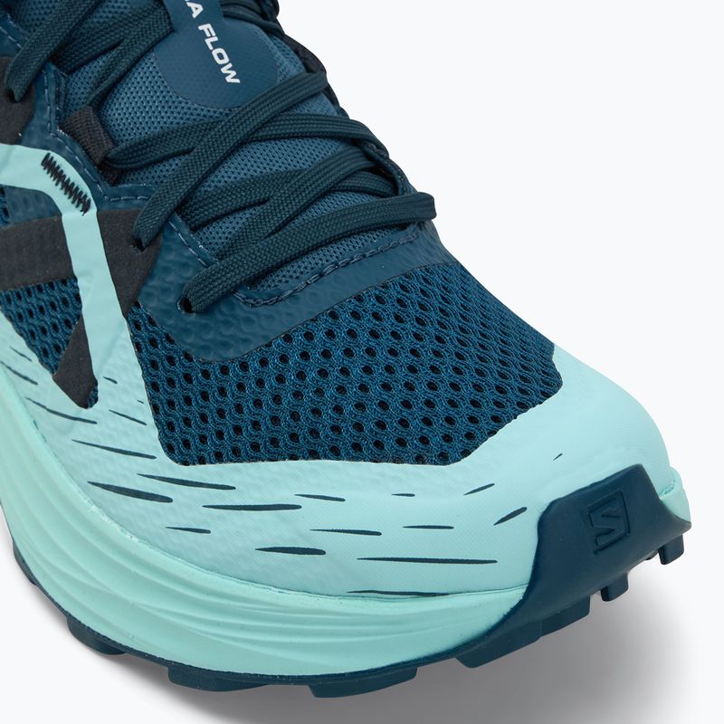 Dámske bežecké topánky Salomon Ultra Flow GTX deep dive/tanager turquoise/carbon 7