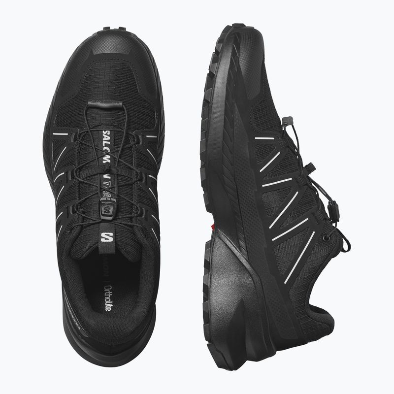 Pánske bežecké topánky Salomon Speedcross Peak black/black/glacier gray 6