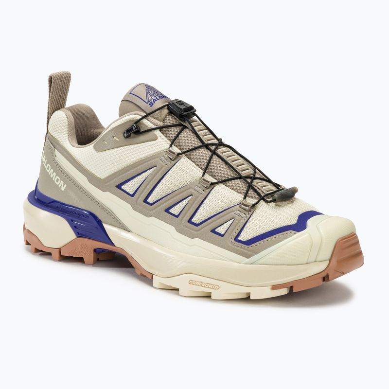 Pánska treková obuv Salomon X Ultra 360 Edge almond milk/vintage khaki/spectrum blue