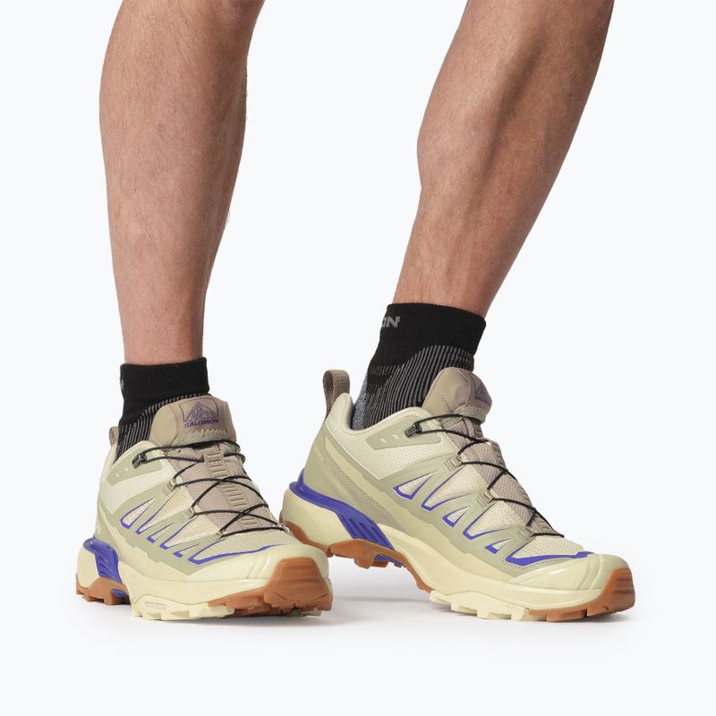 Pánska treková obuv Salomon X Ultra 360 Edge almond milk/vintage khaki/spectrum blue 12
