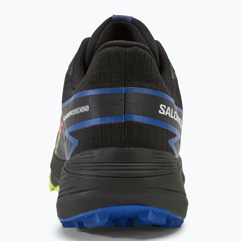 Pánska bežecká obuv Salomon Thundercross GTX  black/surf the web/safety yellow 6