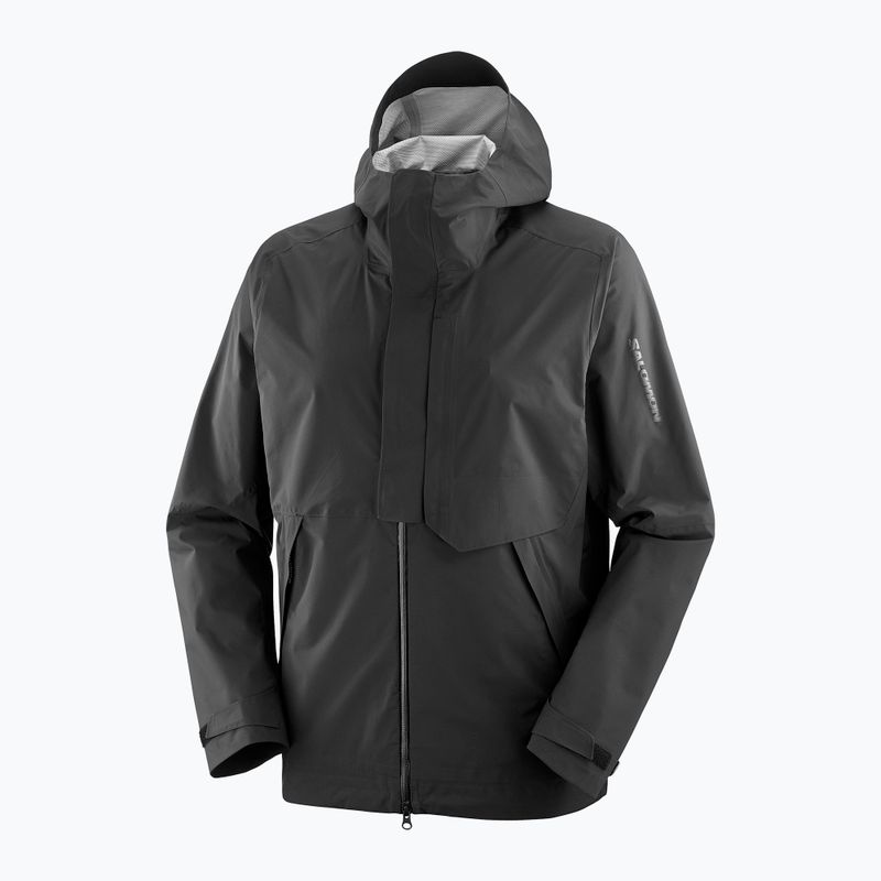 Pánska bunda do dažďa Salomon Outerpath Pro 2.5 l deep black 9
