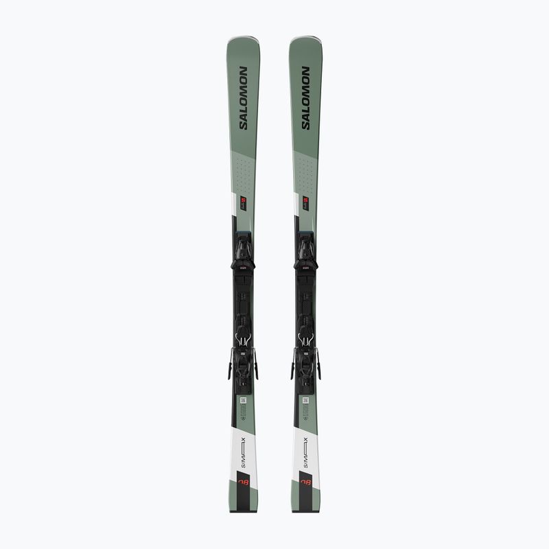 Zjazdové lyže Salomon S/Max 8 + viazanie M10 GW oil green/black/white