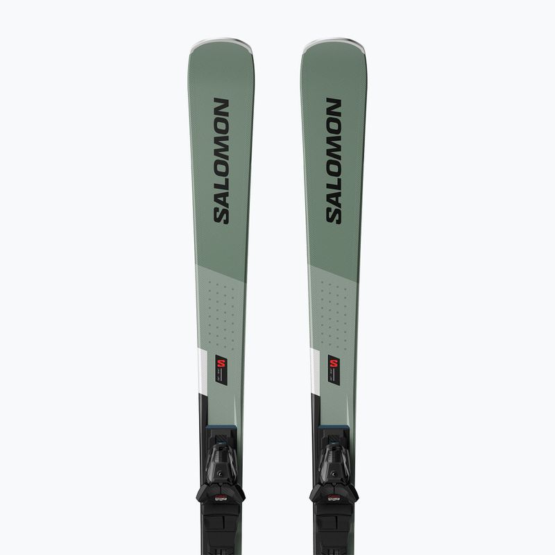 Zjazdové lyže Salomon S/Max 8 + viazanie M10 GW oil green/black/white 4