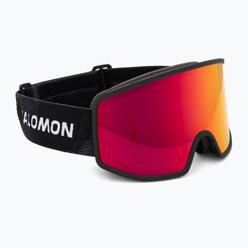 Lyžiarske okuliare Salomon Sentry Pro OTG Sigma black/poppy red