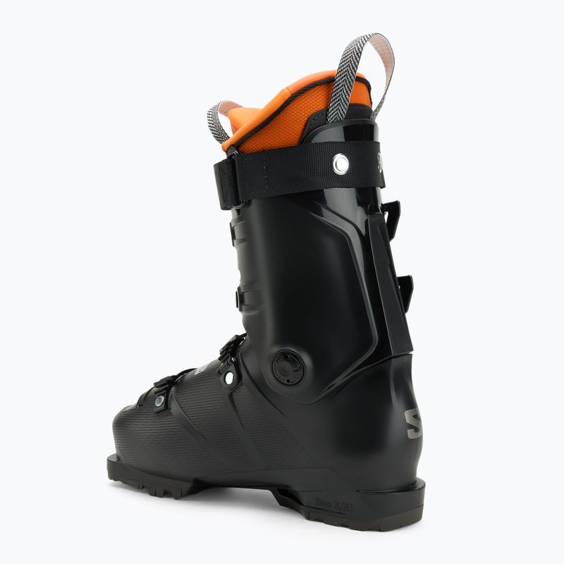 Pánske lyžiarske topánky Salomon S/Pro Alpha 100 GW black/dark grey metallic/orange tiger 2
