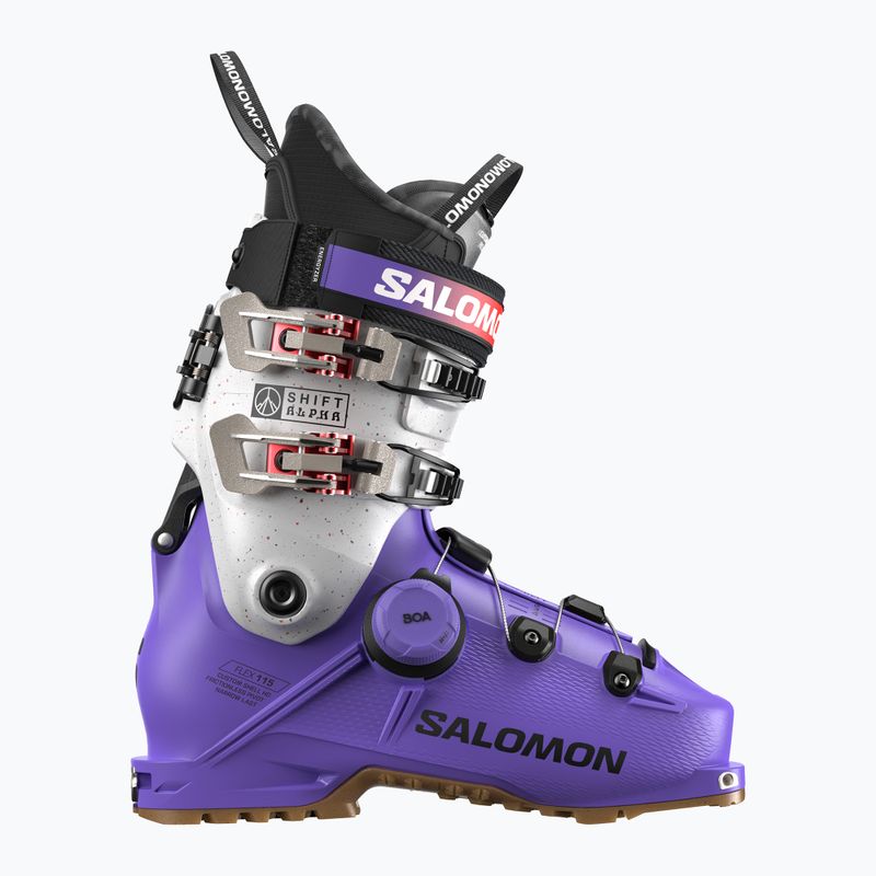 Dámske lyžiarske topánky Salomon Shift Alpha Boa 115 W ultraviolet/black/black 6