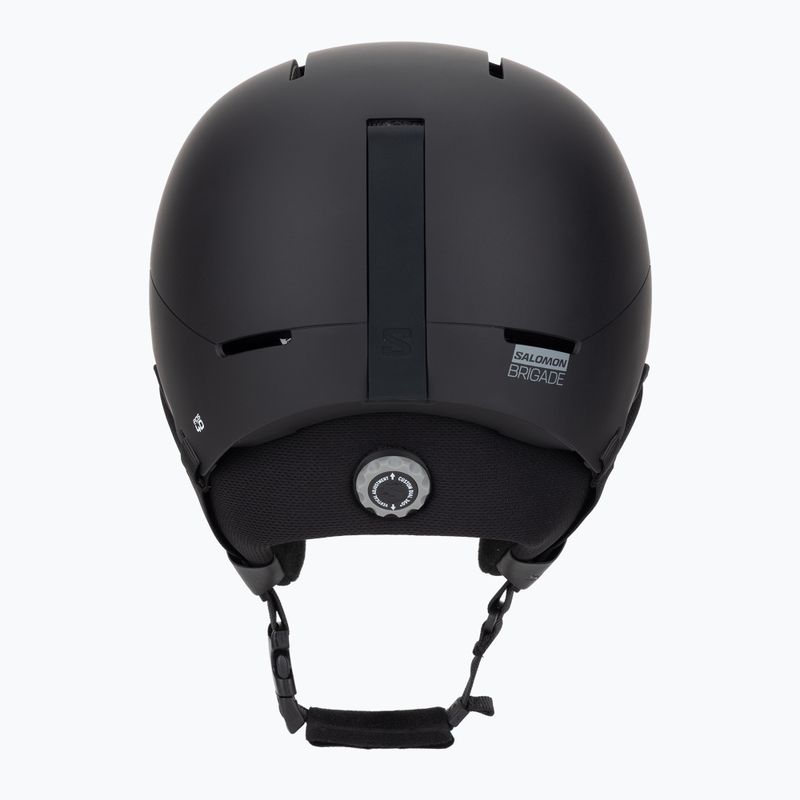 Lyžiarska prilba Salomon Brigade Round Fit black 4