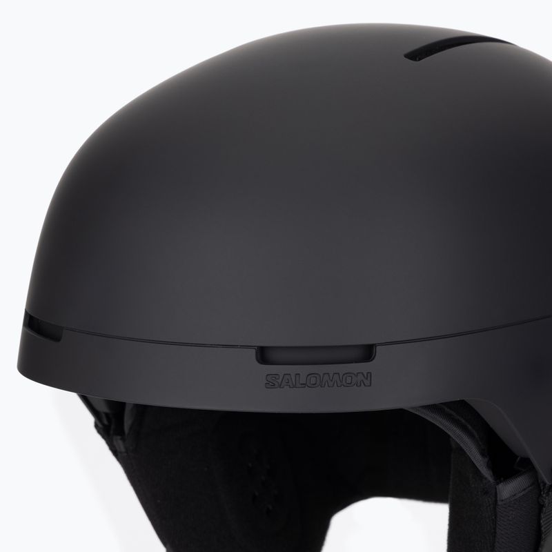 Lyžiarska prilba Salomon Brigade Round Fit black 7