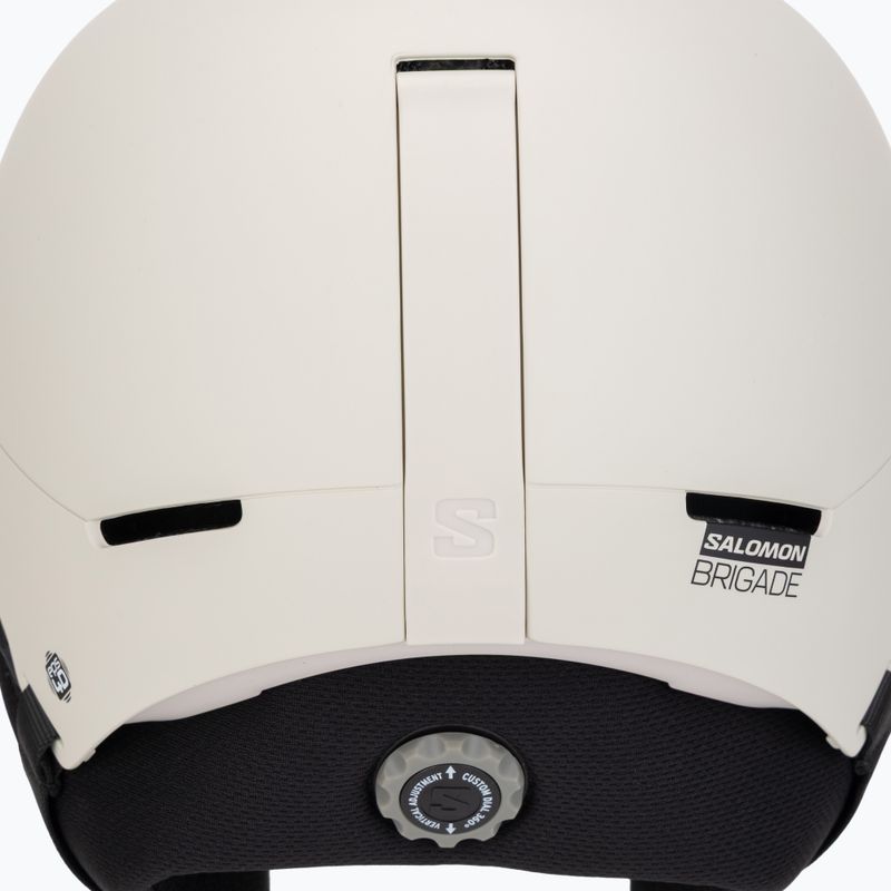 Lyžiarska prilba Salomon Brigade Round Fit rainy day 9