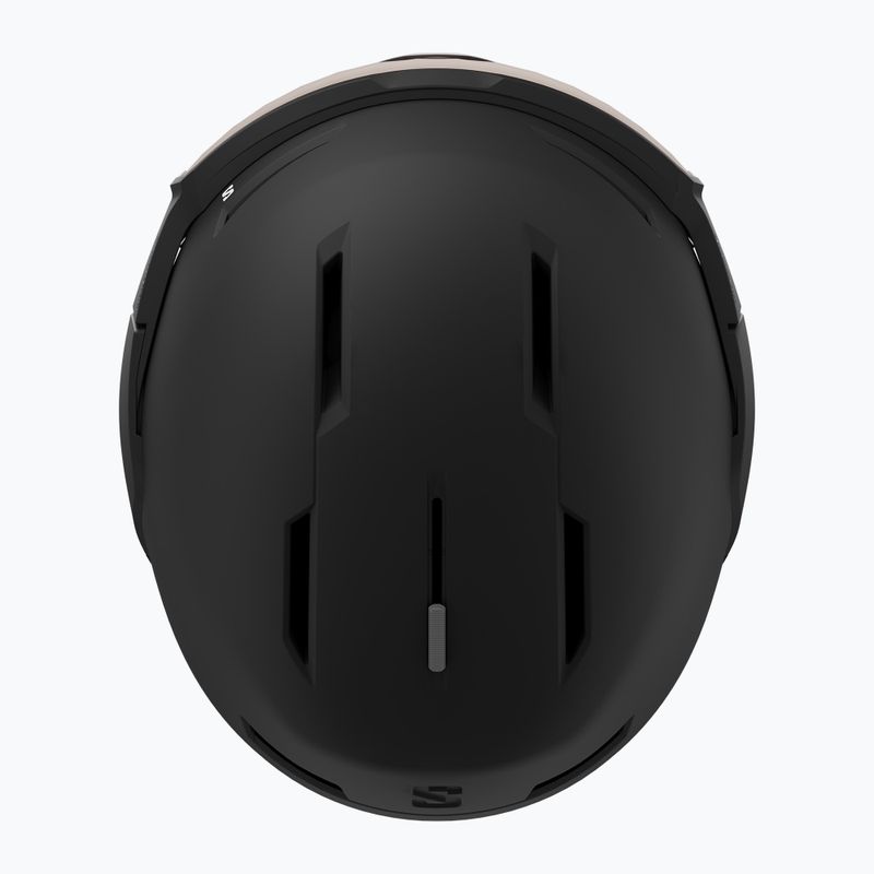 Lyžiarska prilba Salomon Osmo black/flash tonic orange 5