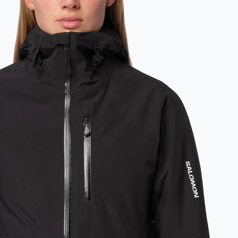 Dámska lyžiarska bunda Salomon Highland deep black 3