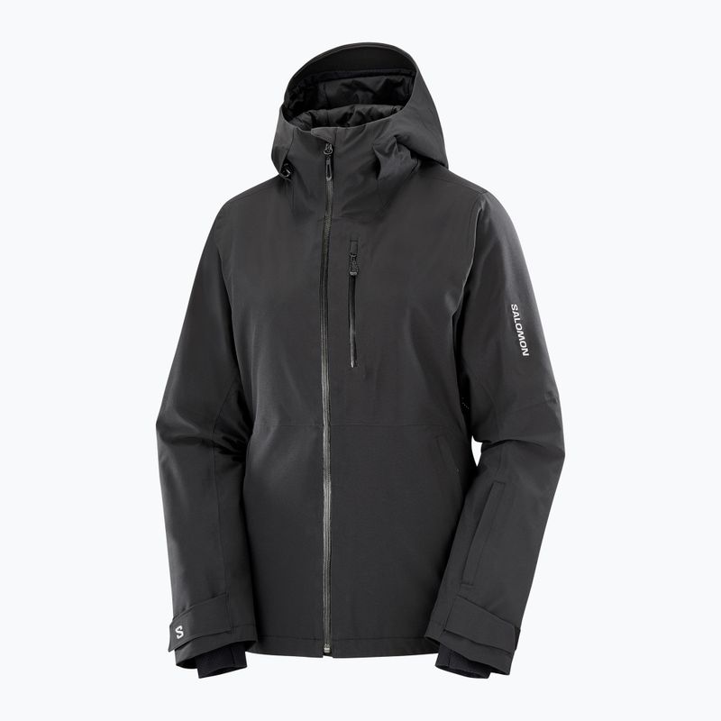 Dámska lyžiarska bunda Salomon Highland deep black 4