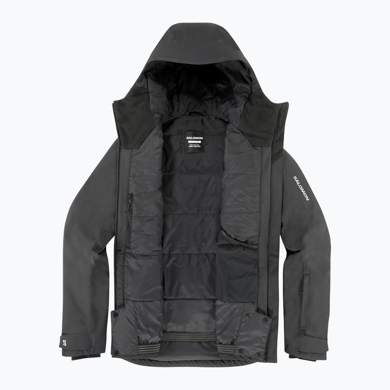 Dámska lyžiarska bunda Salomon Highland deep black 5