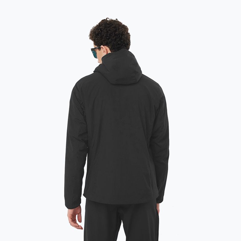Pánska hybridná bunda Salomon Mountain Flex deep black 2