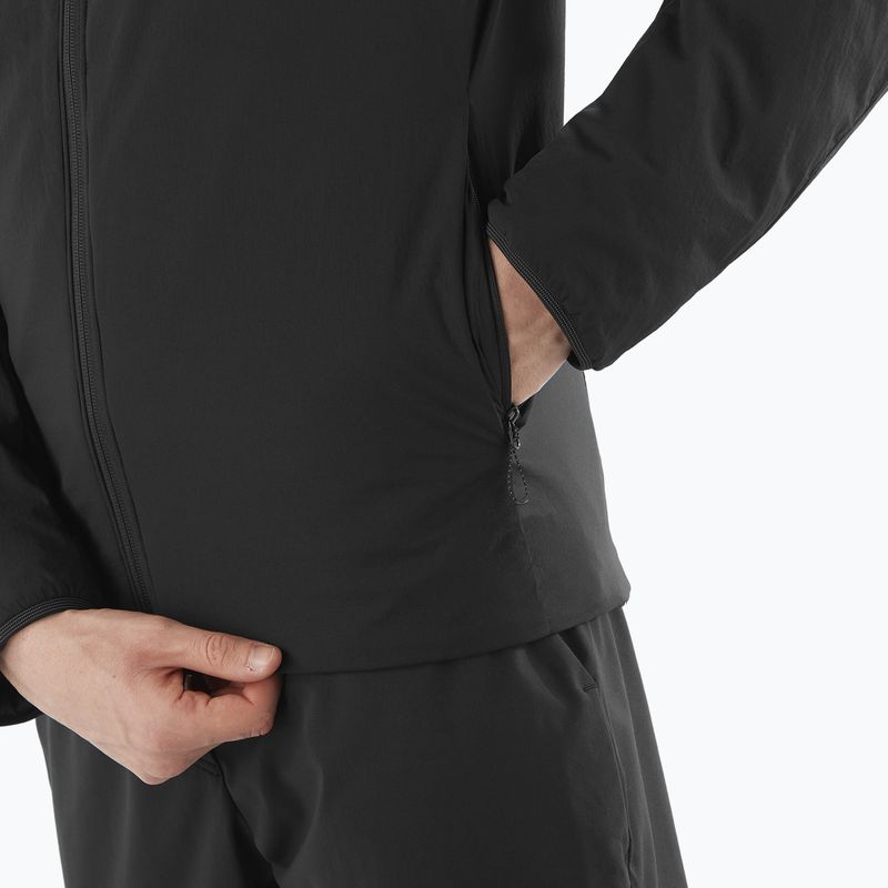 Pánska zateplená bunda Salomon Mountain Flex deep black 5