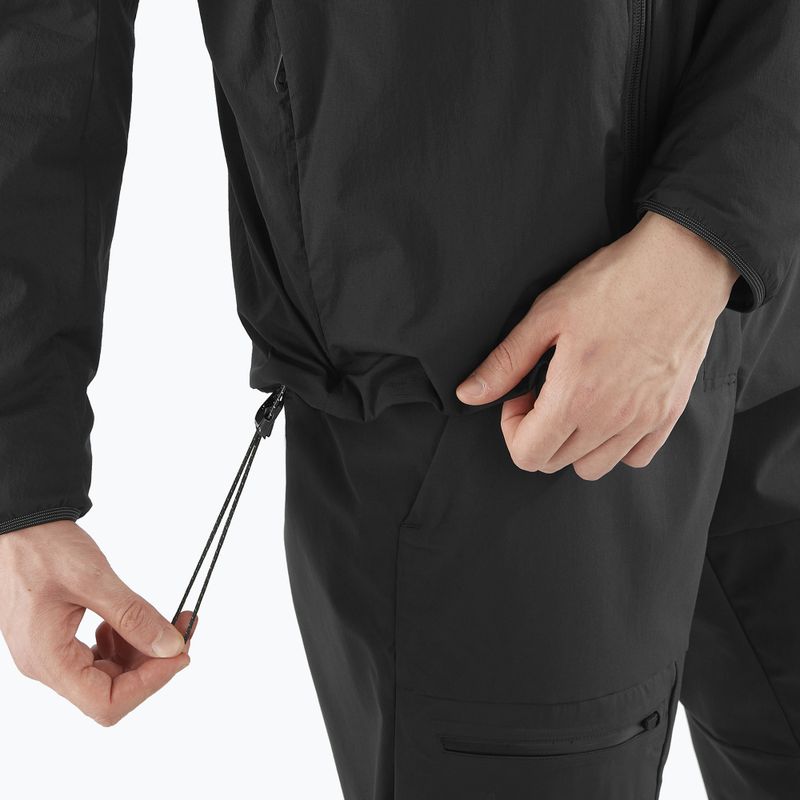 Pánska zateplená bunda Salomon Mountain Flex deep black 6