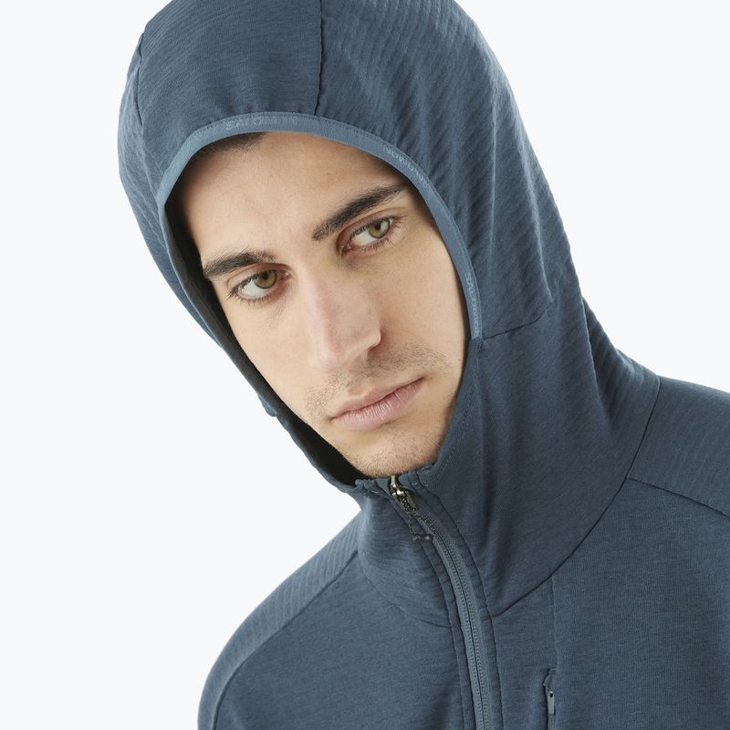 Pánska trekingová mikina Salomon Essential Lightwarm Hd midinight navy 3