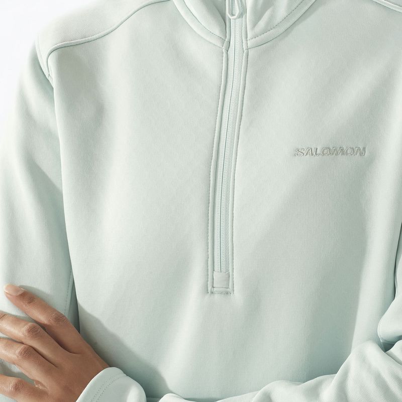 Dámska trekingová bunda Salomon Essential Midwarm HZ misty blue 3